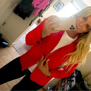 J.Crew 0P Red Blazer